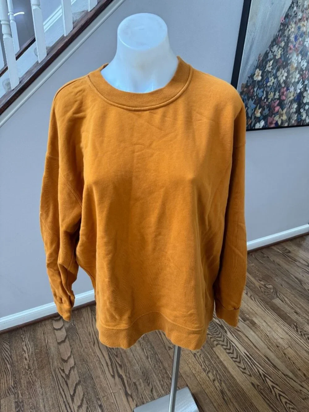 Lululemon Perfectly Oversized Crew Sweatshirt Spiced Bronze Gold Size 6